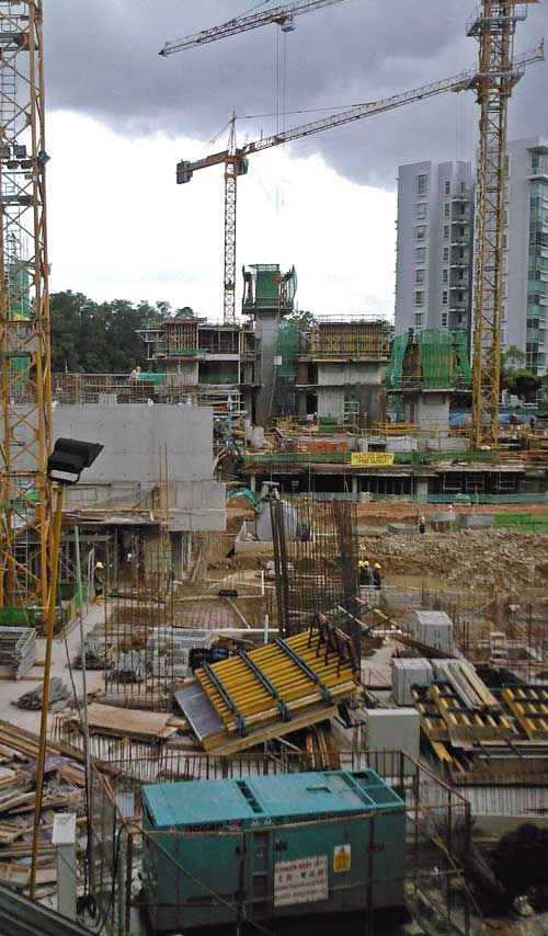 Lots of construction going on here