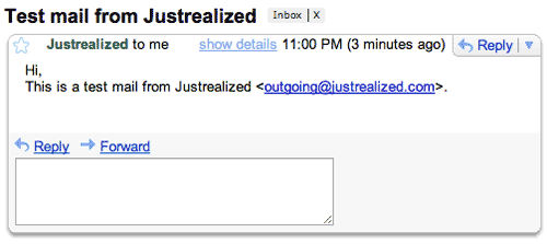 And you get this in Gmail And you get this in Gmail