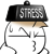 Stressed onion emoticon