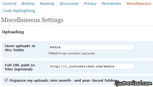 WordPress uploads files to wrong folders