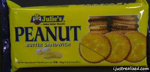 Julies Peanut Butter sandwich biscuit Julies Peanut Butter sandwich biscuit