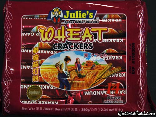 Julies Wheat Crackers Julies Wheat Crackers