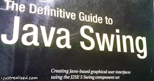 The Definitive Guide to Java Swing book cover