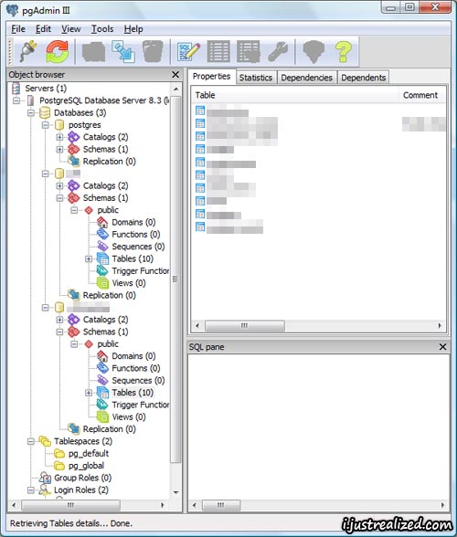 Using pgAdmin III for PostgreSQL Using pgAdmin III for PostgreSQL