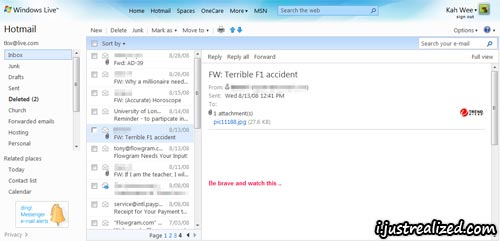 Microsoft Windows Live Hotmail does not play well with Firefox Microsoft Windows Live Hotmail does not play well with Firefox