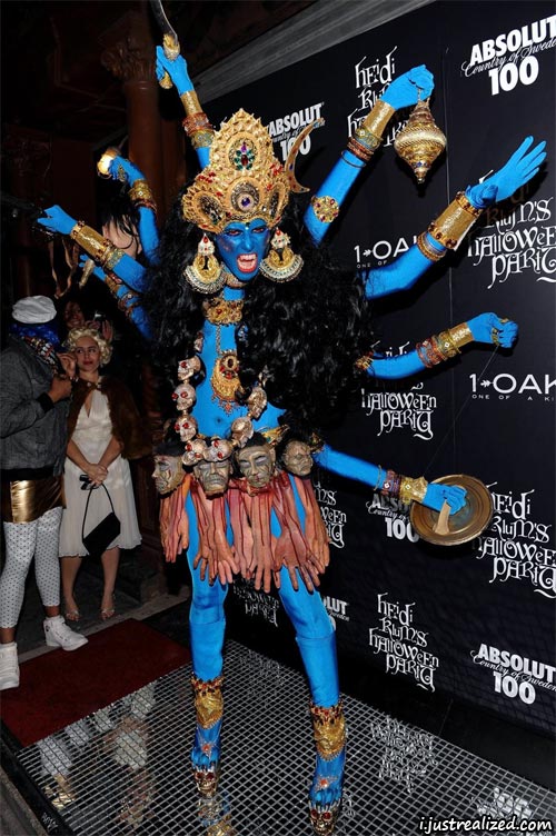 Most scary Halloween costume by Heidi Klum Most scary Halloween costume by Heidi Klum
