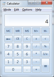 Windows 7 calculator basic Windows 7 calculator basic