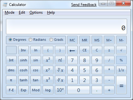 Windows 7 calculator scientific Windows 7 calculator scientific