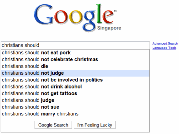 Funny Google Suggestions