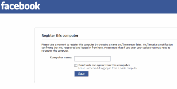 Register this computer for Facebook Register this computer for Facebook